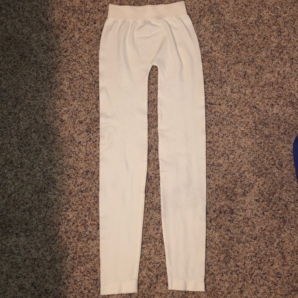 One size Cream Legging